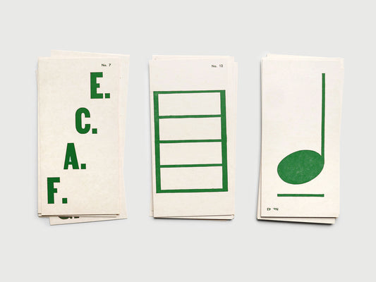 Music Flash Cards (x6)
